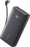 Anker - Zolo Power Bank (20K, 22.5W, Built-In USB-C Cable) - Black-Front_Standard
