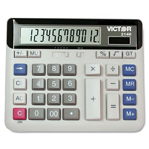Victor - 2140 12-Digit LCD Desktop Business Calculator - false-Front_Standard 