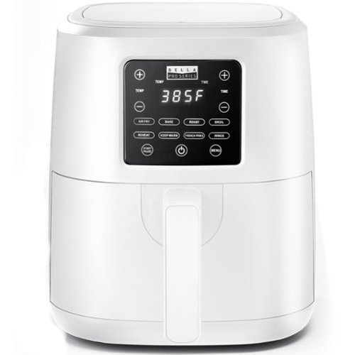 Bella Pro Series - 4.2-qt. Digital Air Fryer - White-Front_Standard 