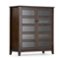 Simpli Home - Burlington Medium Storage Cabinet - Mahogany Brown-Front_Standard