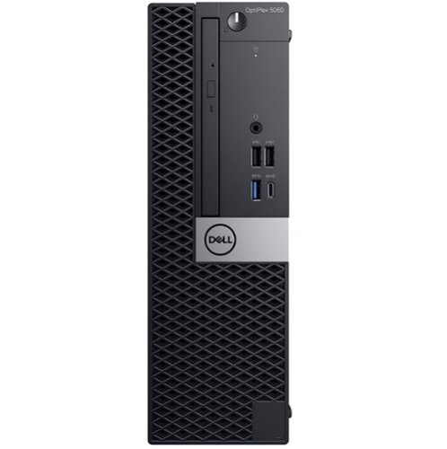 Dell - Refurbished Excellent - Optiplex 5060 Desktop PC, Hexa Core Intel i7-8700 up to 4.6GHz, 32GB DDR4 RAM, 1TB SSD, USB WiFi, Win11 Pro - Black-Front_Standard 