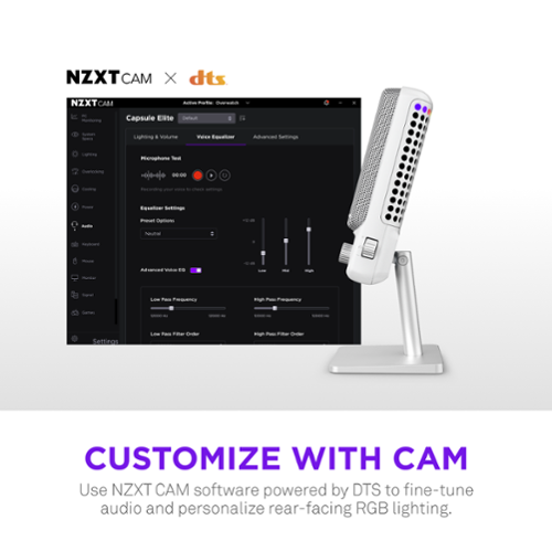 NZXT Capsule Elite Premium Wired Cardioid Condenser Microphone