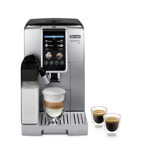 De'Longhi - Refurbished Excellent - Dinamica Plus Espresso Machine ECAM38085SB - Black-Front_Standard 
