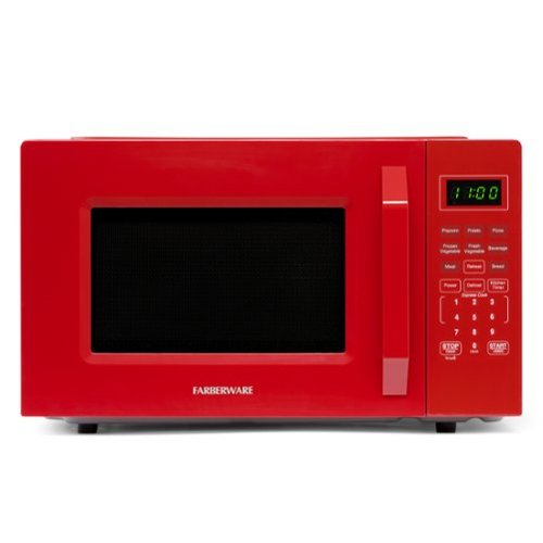 8:40:00  
9 0  
Pupcorn Potato Pizza  
Frozen Fresh Beverage Vegetable Vegetaible Meat  
Reheat Bread  
Power Defrost Kitchen Timer  
Express Cook  
1 2 3 4 5 6 7 8 9 STOP /- 0 START -  
FARBERWARE