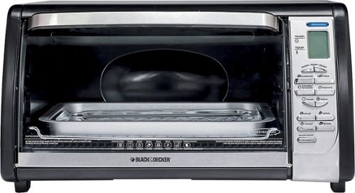  Black &amp; Decker - Convection Toaster/Pizza Oven - Silver