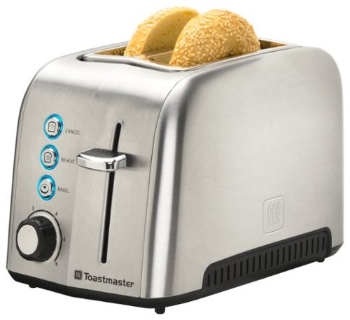 Toastmaster - 2-Slice Wide-Slot Toaster - Stainless-Steel-Angle_Standard 