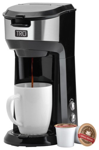  TRU - Single-Serve Coffeemaker - Black
