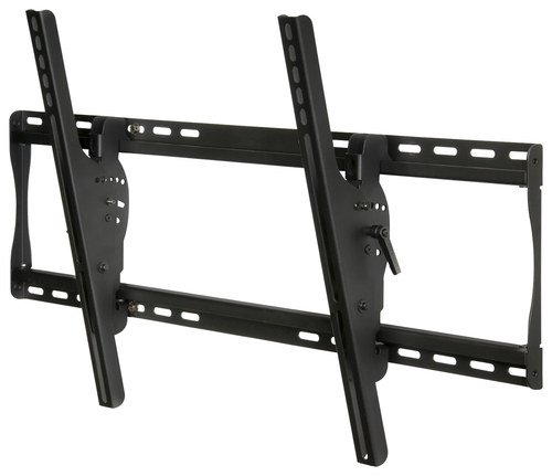Peerless-AV - SmartMount Tilt TV Display Wall Mount For Most 39" - 80" TVs,Flat Panel Displays - Semi-gloss Black