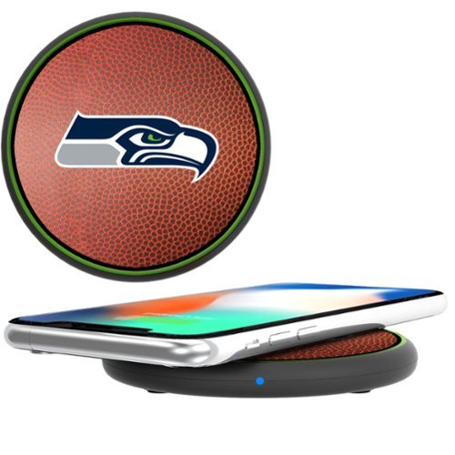 Keyscaper - Seattle Seahawks 15 Watt Wireless Induction Charger - Multicolor-Front_Standard 