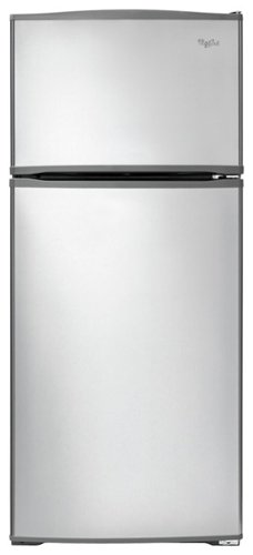 Whirlpool - 16.0 Cu. Ft. Top-Freezer Refrigerator - Monochromatic Stainless Steel