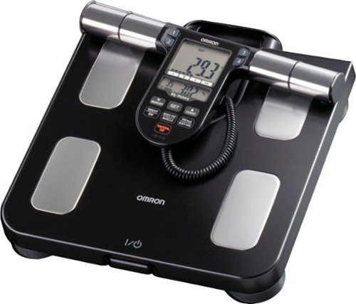  Omron - HBF-516B Body Composition Monitor And Scale With Seven Fitness Indicators - Black