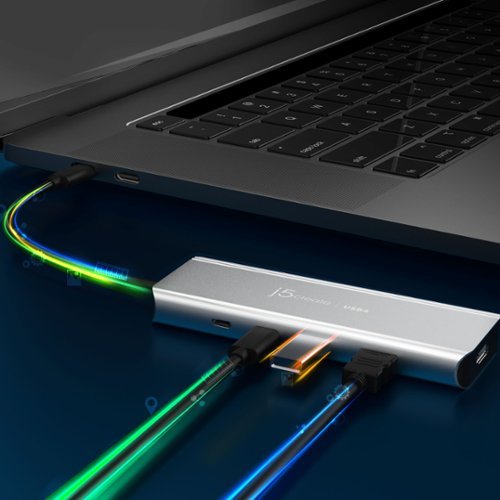 j5create USB4 Dual 4K Multi-Port Hub - Space Gray/Black GLOBAL SHIPPING