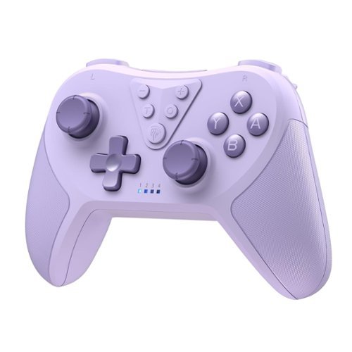 EasySMX - Wireless Pro Controller for Switch/Switch Lite/Switch OLED, T37 Wireless Switch Controller - Purple-Front_Standard 