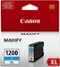 Canon - PGI-1200 XL High-Yield Ink Cartridge - Cyan-Front_Standard