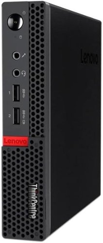 Lenovo - Refurbished Excellent - ThinkCentre M910Q Tiny Desktop, Intel Core i7-6700T, 32GB RAM, 1TB SSD, Wi-Fi+BT, Win11Pro - Black-Front_Standard 