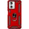SaharaCase - Military Kickstand Series with Belt Clip Case for Motorola G Power 5G (2023) - Red-Front_Standard