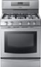 Samsung - 5.8 cu. ft. Freestanding Gas Range with True Convection - Stainless steel-Front_Standard 