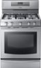 Samsung - 5.8 cu. ft. Freestanding Gas Range with True Convection - Stainless steel-Front_Standard