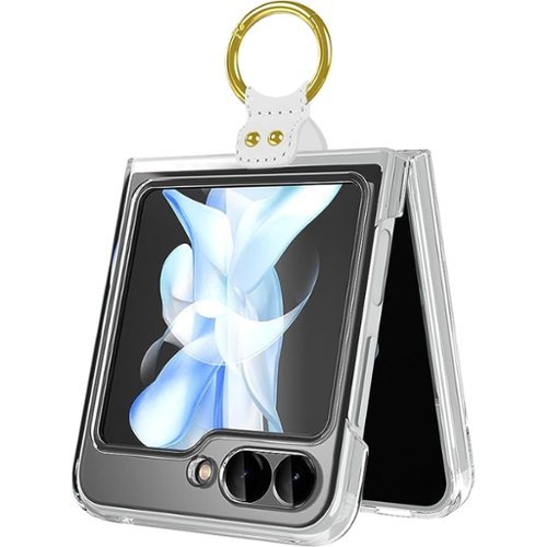 SaharaCase Hybrid-Flex Hard Shell with Ring Case for Samsung Galaxy Z Flip5 - Clear WORLDWIDE DELIVERY