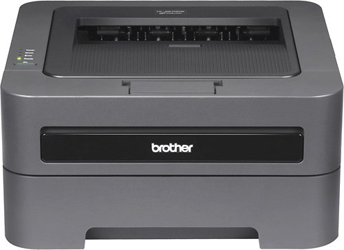  Brother - Wireless Black-and-White Laser Printer - Black