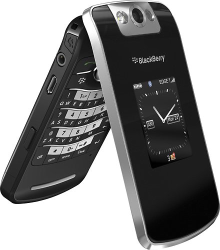  BlackBerry - Refurbished Good - Pearl Flip Mobile Phone (Unlocked) - Black