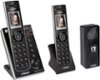 VTech - IS7121-2 DECT 6.0 Cordless Phone System with Audio/Video Doorbell, 2 Handsets - Black-Angle_Standard
