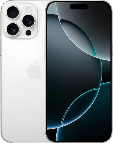 Apple - Refurbished Excellent - iPhone 16 Pro Max A3084 (Fully Unlocked) 256GB - White Titanium-Front_Standard 