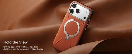 TORRAS Ostand Q3 Vegan Leather iPhone 17 Pro Max Case: 360