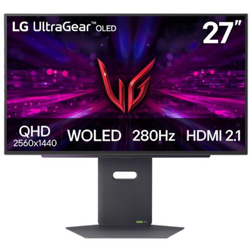 , Was $849.99 LG - UltraGear 27" OLED QHD 280Hz 0.03ms G-Sync and FreeSync Premium Pro Gaming Monitor with HDR500 (HDMI x2, DP, USB-A) - Black dealfomo