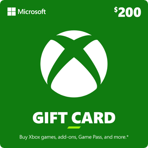Microsoft - XBOX $200 Gift Card [Digital]