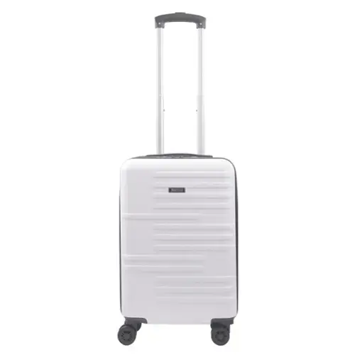 Front. American Dreamliner - 22.5" Hardside Carry-On Luggage - WHITE.