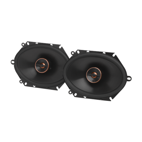 Infinity - REF687F 6” x 8” Two-way car audio speaker - Black-Front_Standard 