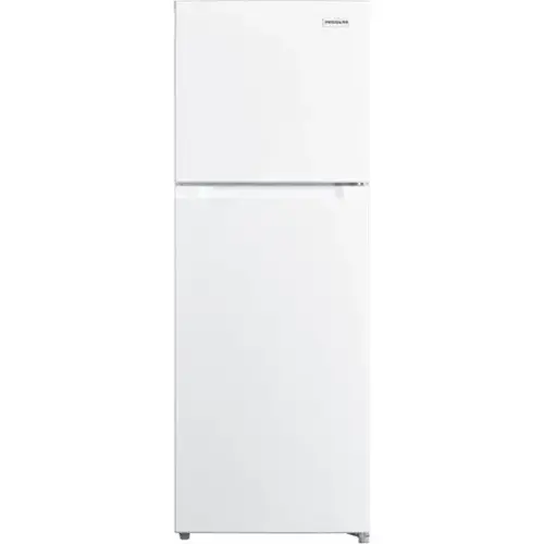 Front. Frigidaire - 10 Cu. Ft. Garage Ready Top Freezer Apartment-Size Refrigerator - White.