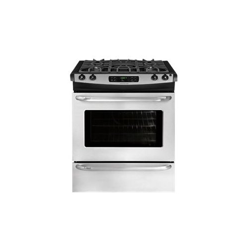  Frigidaire - 4.5 Cu. Ft. Self-Cleaning Slide-In Gas Range - Stainless steel