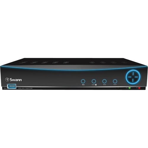 Swann - DVR4-4200 4 Channel 960H Digital Video Recorder - Black-Front_Standard 