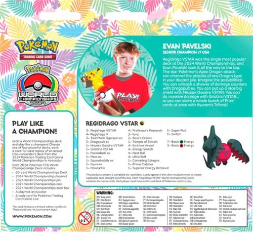 Pokémon Trading Card Game: World Championship Deck 2024 - Styles May Vary BUY ONLINE