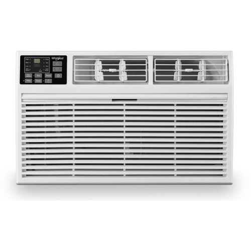 Whirlpool - 350 Sq. Ft 8,000 BTU In Wall Air Conditioner with 4,200 BTU Heater - White-Front_Standard 