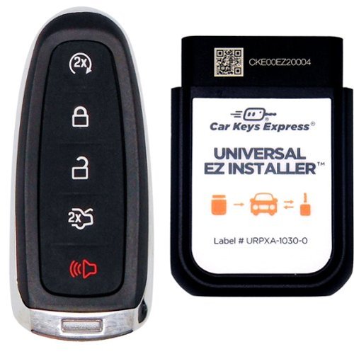Car Keys Express - Ford Simple Key - 5 Button Smart Key Remote with Trunk and Remote Start and programming device - Black