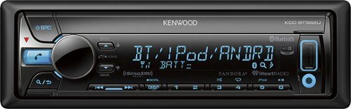  Kenwood - CD - Built-In Bluetooth - Apple® iPod®- and Satellite Radio-Ready - In-Dash Receiver - Black