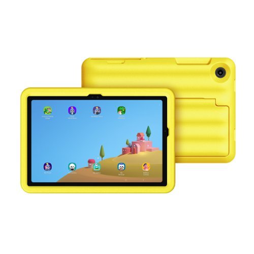 Samsung - Galaxy Tab A9+ Kids Edition 11" 64GB with Puffy Cover - Wi-Fi - Yellow