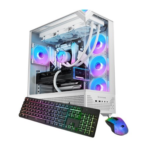iBUYPOWER -Element 9 Pro Gaming Desktop PC-Intel Core Ultra 7 265KF,NVIDIA GeForce RTX 5070Ti 16GB,32GB DDR5 RGB,1TB SSD - White