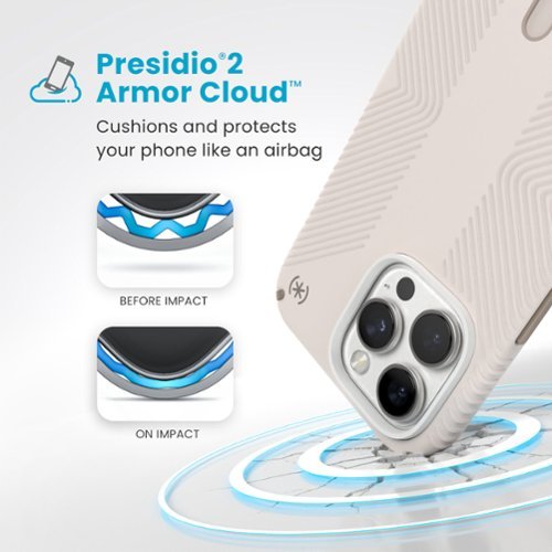 Speck Presidio2 Grip ClickLock Case with MagSafe for Apple iPhone 16 Pro Max - Bleached Bone SHOP ONLINE