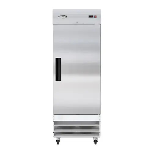 Front. Koolmore - 29 in. One-Door Reach-In Refrigerator - 15.5 Cu Ft. RIR-1D-SS-19C - Stainless-Steel.