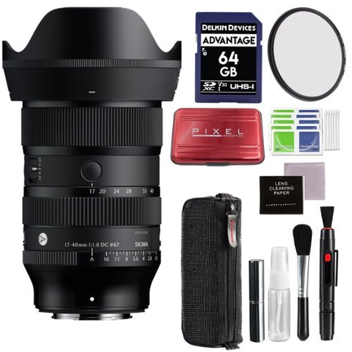 Sigma 17 40mm f/1.8 DC Art Lens for X Mount with Advanced