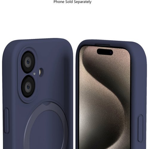 SaharaCase Venture Series Silicone Case with MagSafe for Apple iPhone 16 - Midnight Blue HOW TO BUY