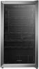 Insignia™ - 29 Bottle Wine Cooler with ENERGY STAR Certification - Stainless Steel Look-Front_Standard