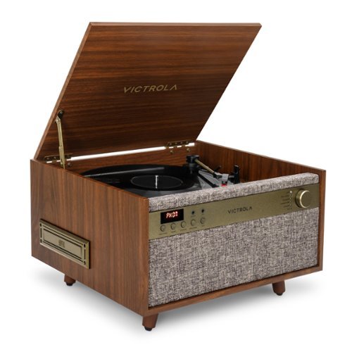 Victrola Century 6-in-1 Music Center - Walnut