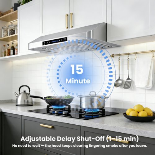 ZJKLA 36 inches Externally Vented Under cabinet Range Hood