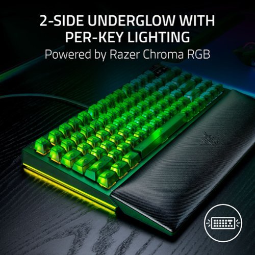 Razer Blackwidow V4 75% Wired Mechanical Orange Switch Gaming Keyboard with Hot-Swappable Design - Phantom Green WORLDWIDE DELIVERY