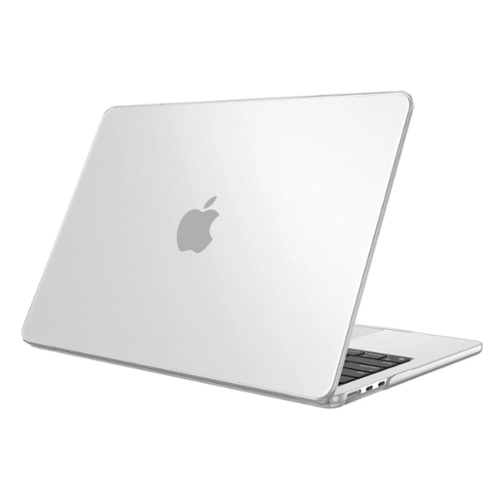 Stock Preferred - Slim Protective Hard Shell Case for MacBook Air 13.6-inch - Frost Clear-Front_Standard 